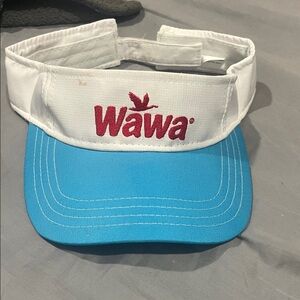 Wawa White and Blue Visor